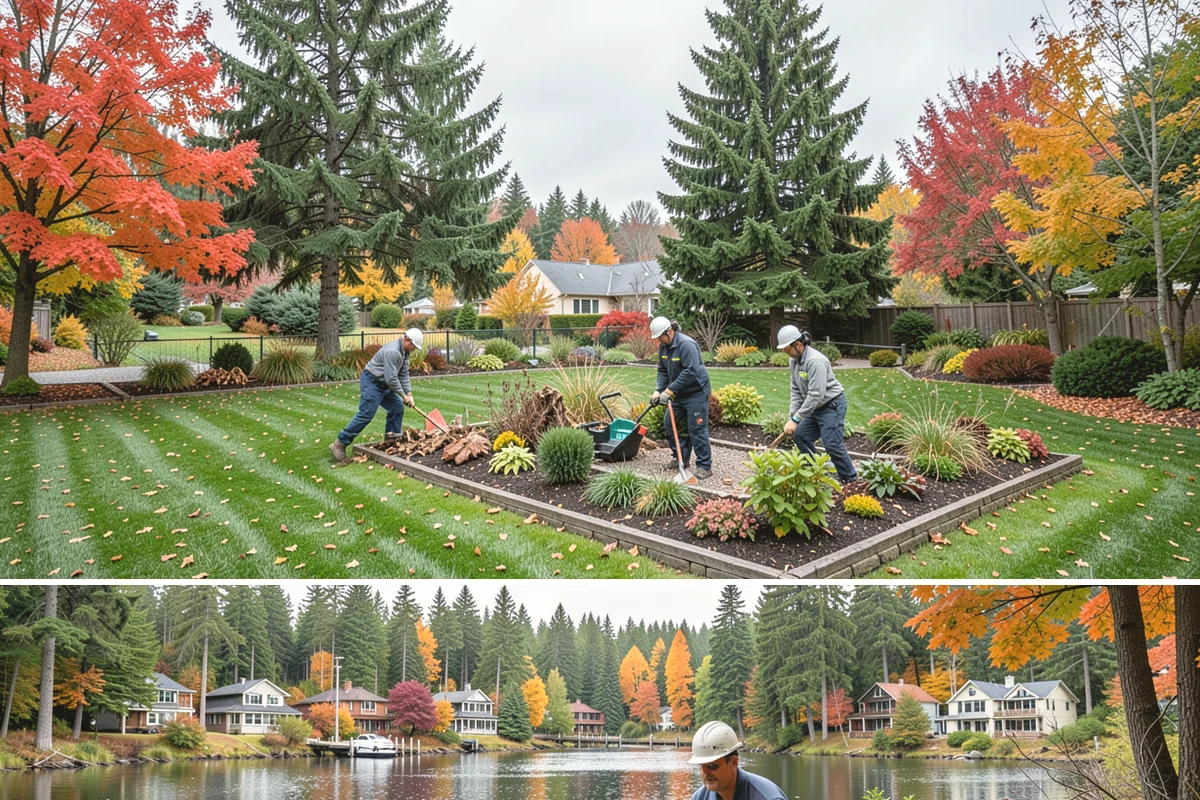 Root Flare Excavation in La Conner, Skagit County, WA - Ideally done in the cool, moist months from fall through spring when PNW trees handle root work with least stress.