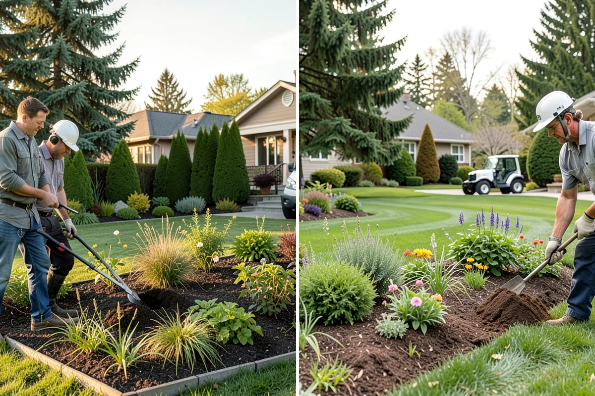 Root Flare Excavation in Lake Forest Park, King County, WA - Locate the true root flare and depth of burial