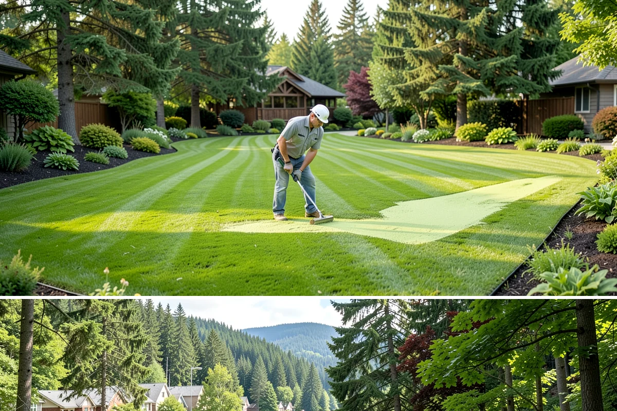 Root Flare Excavation in Lake Forest Park, King County, WA - Ideally done in the cool, moist months from fall through spring when PNW trees handle root work with least stress.
