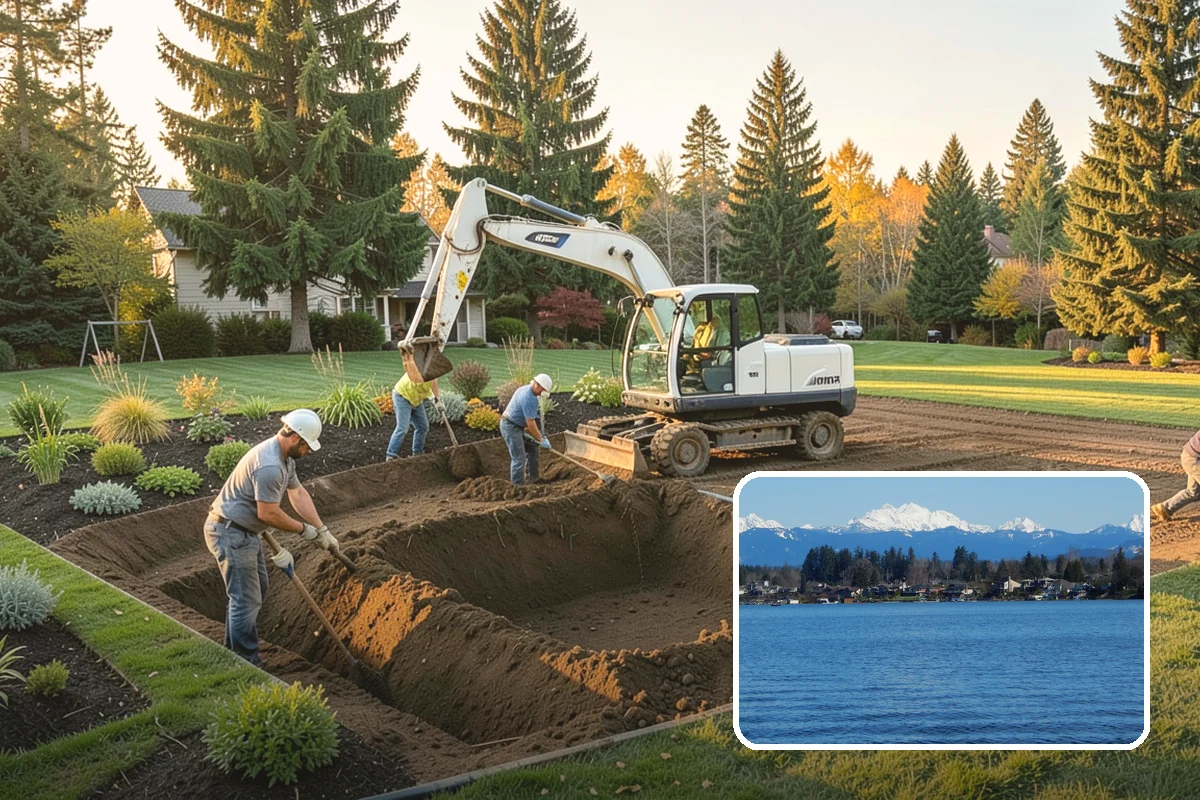 Root Flare Excavation in Lake Stevens, Snohomish County, WA - Uncovers a buried, suffocating root flare