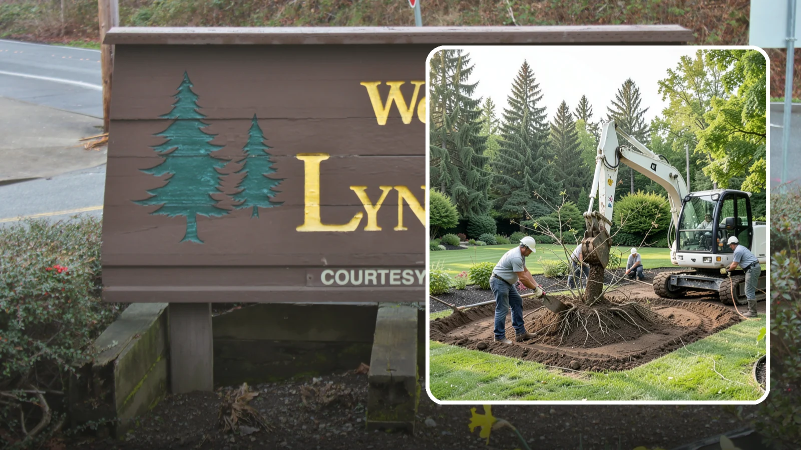 Root Flare Excavation in Lynnwood, Snohomish County, WA - Root flare excavation that uncovers a buried trunk base to stop rot and girdling before they kill the tree.