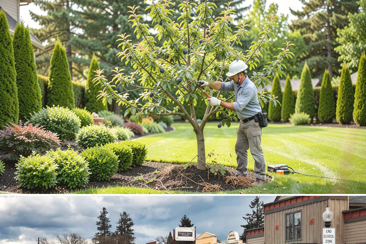 Root Flare Excavation in Roy, Pierce County, WA - Ideally done in the cool, moist months from fall through spring when PNW trees handle root work with least stress.
