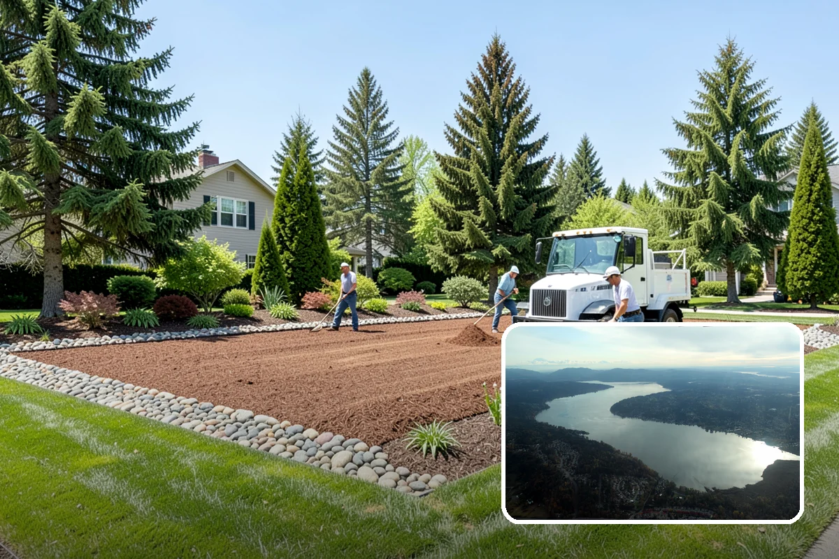Root Flare Excavation in Sammamish, King County, WA - Uncovers a buried, suffocating root flare