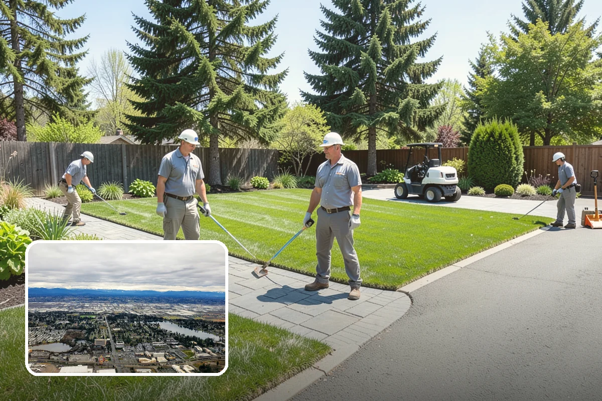Root Flare Excavation in SeaTac, King County, WA - Uncovers a buried, suffocating root flare