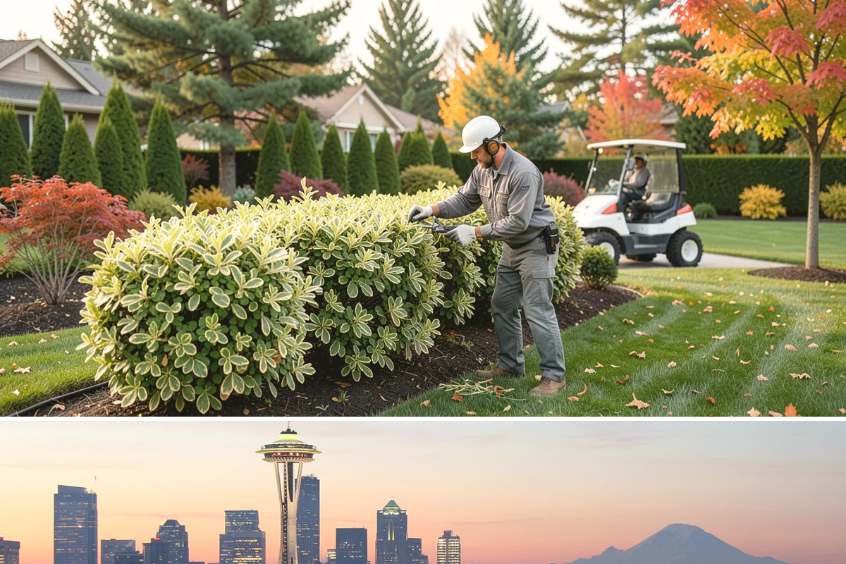Root Flare Excavation in Seattle, King County, WA - Ideally done in the cool, moist months from fall through spring when PNW trees handle root work with least stress.