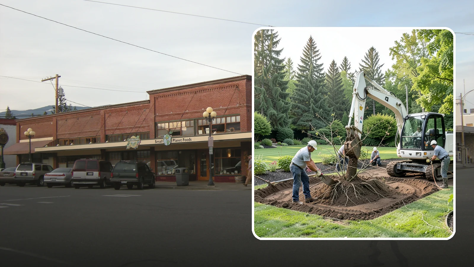 Root Flare Excavation in Sedro-Woolley, Skagit County, WA - Root flare excavation that uncovers a buried trunk base to stop rot and girdling before they kill the tree.