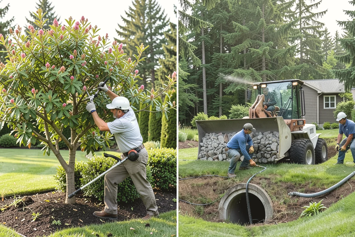 Root Flare Excavation in Tacoma, Pierce County, WA - Locate the true root flare and depth of burial