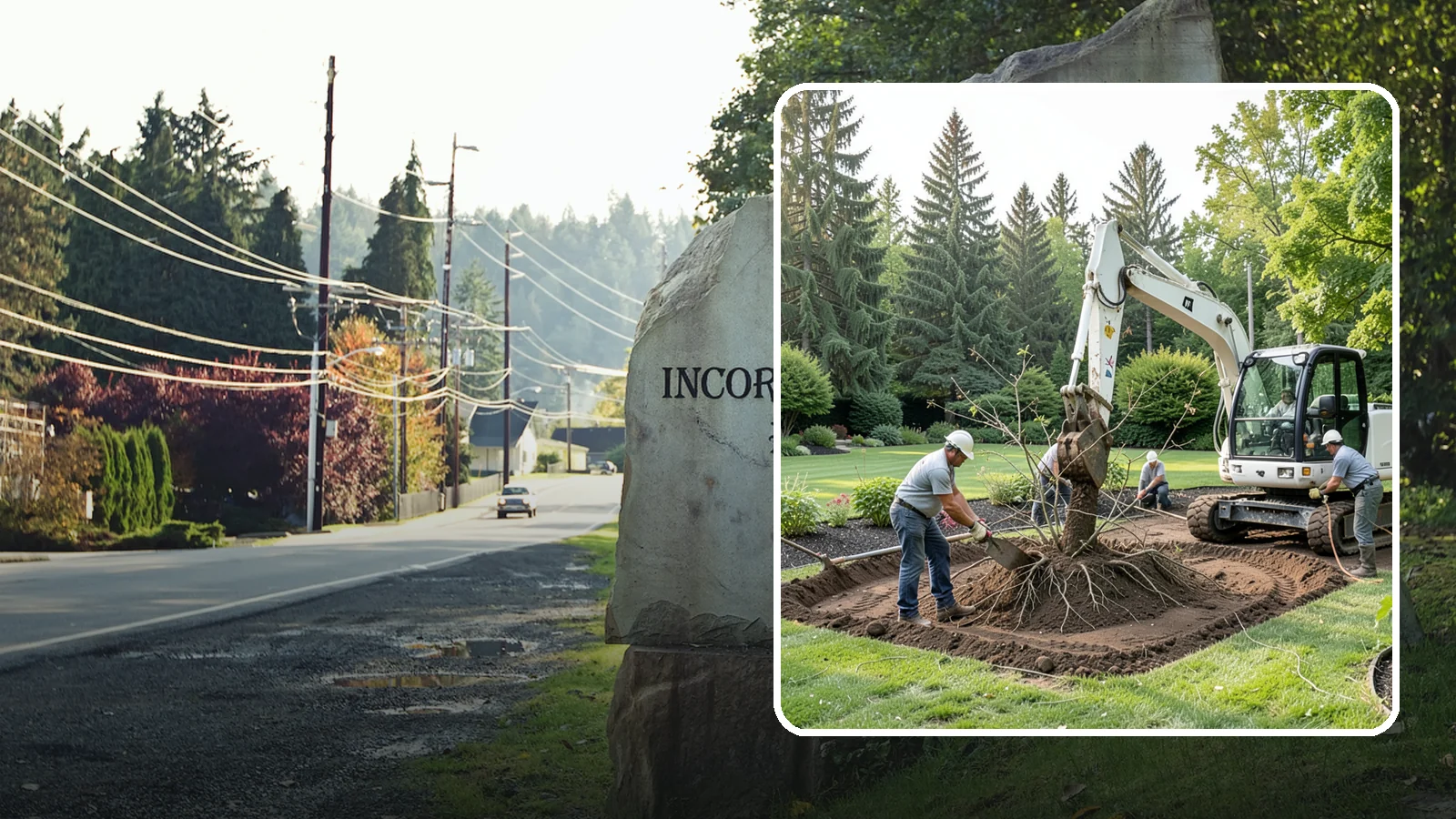 Root Flare Excavation in Wilkeson, Pierce County, WA - Root flare excavation that uncovers a buried trunk base to stop rot and girdling before they kill the tree.