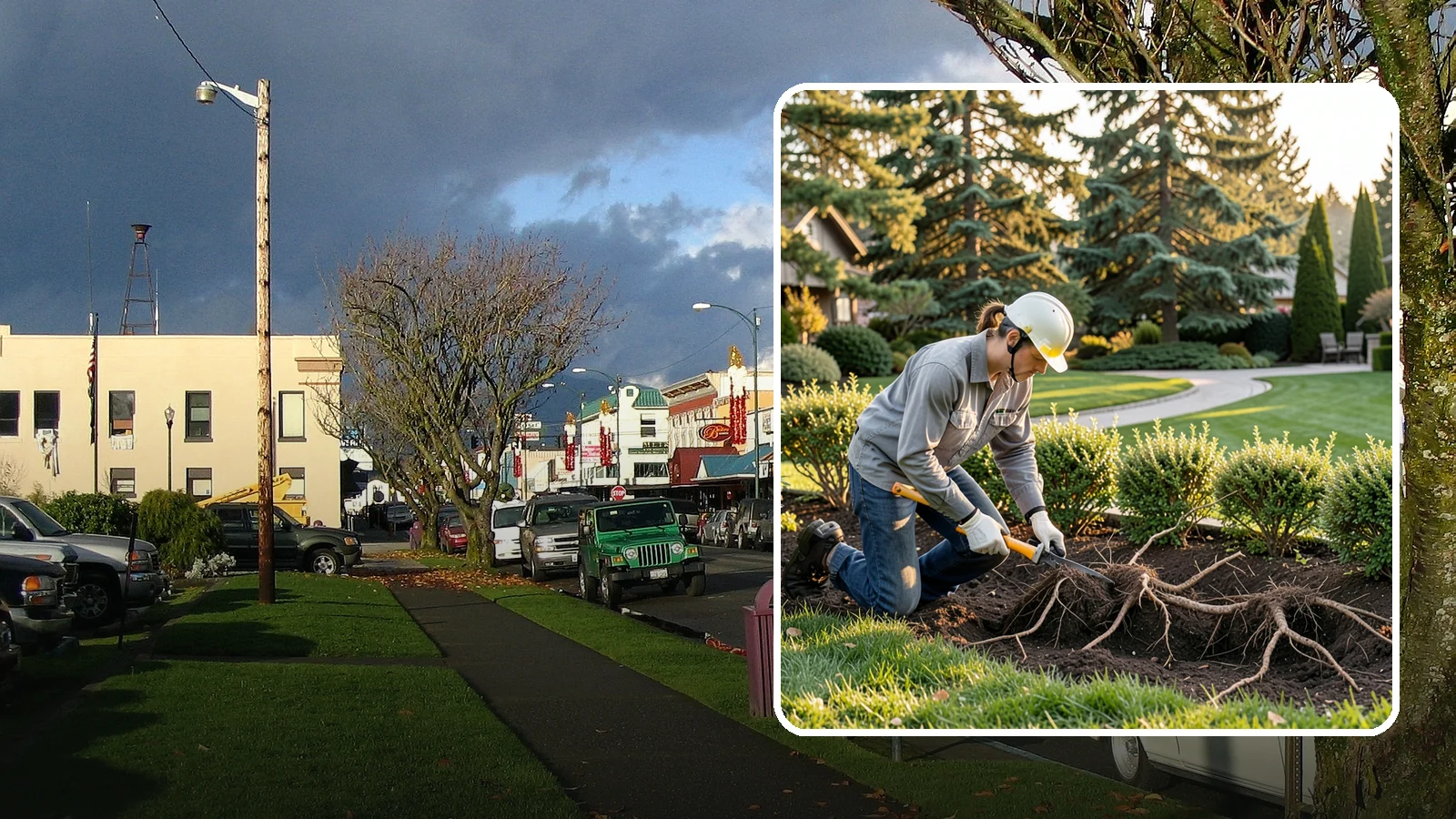 Root Pruning in Arlington, Snohomish County, WA - Targeted root pruning that manages invasive roots and prepares plants for a successful future move.