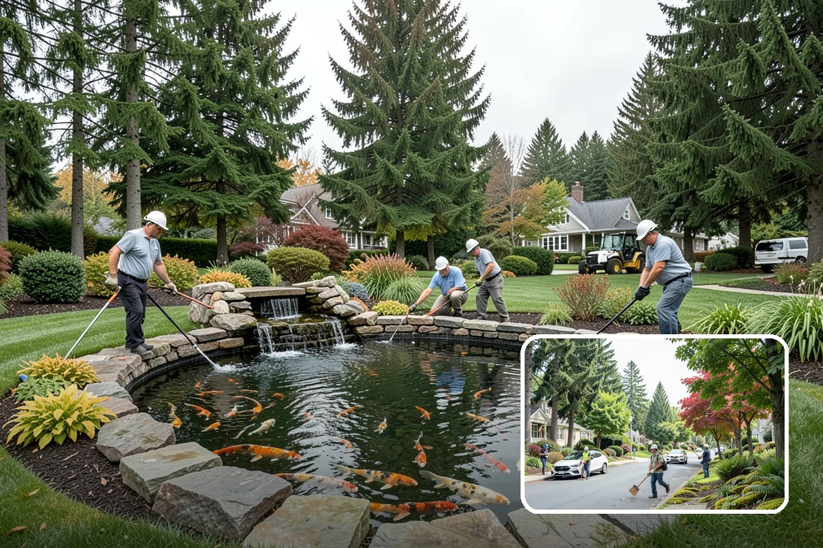 Root Pruning in Beaux Arts Village, King County, WA - Manages roots lifting pavement or invading beds