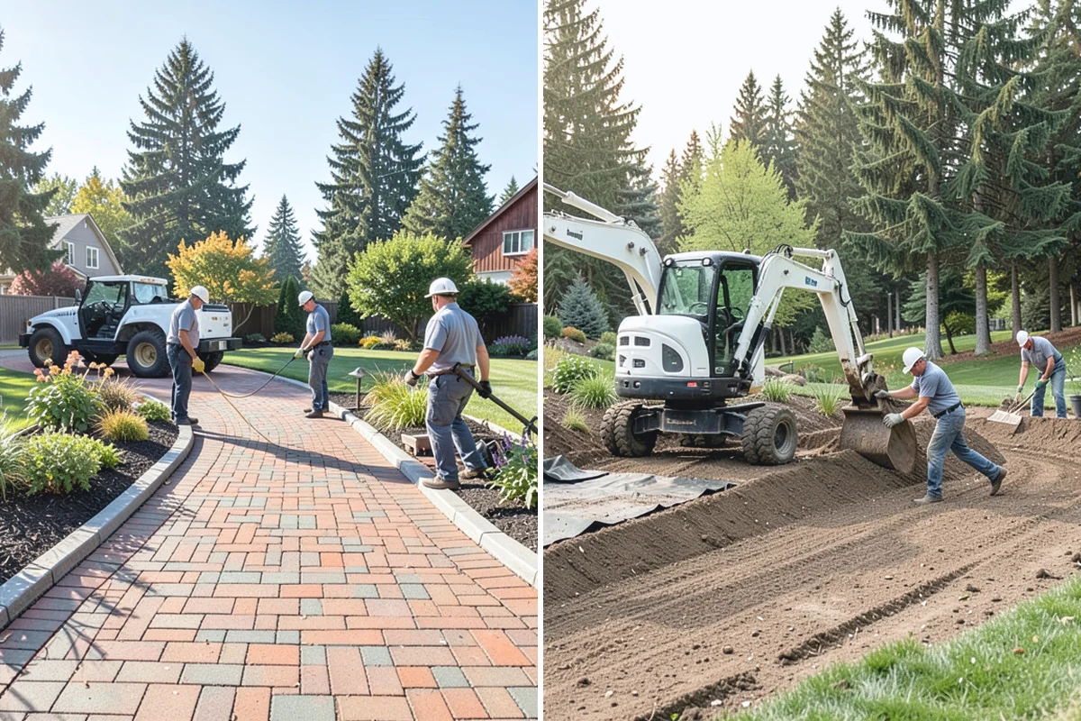 Root Pruning in Beaux Arts Village, King County, WA - Locate the problem or target roots by hand or air tools