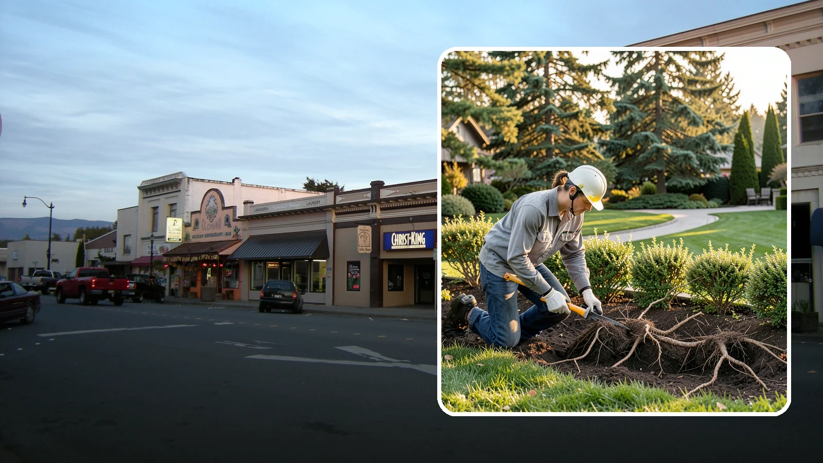 Root Pruning in Burlington, Skagit County, WA - Targeted root pruning that manages invasive roots and prepares plants for a successful future move.