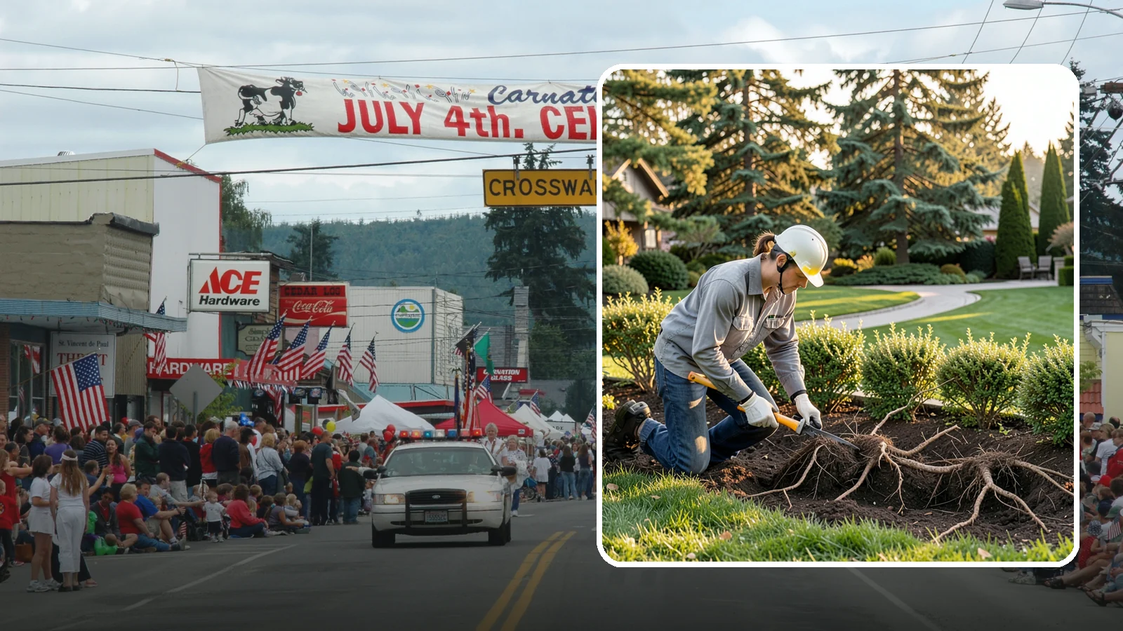 Root Pruning in Carnation, King County, WA - Targeted root pruning that manages invasive roots and prepares plants for a successful future move.