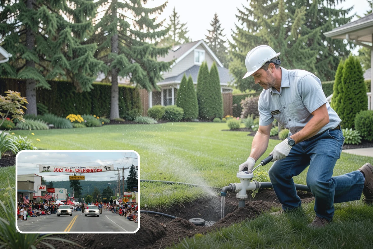 Root Pruning in Carnation, King County, WA - Manages roots lifting pavement or invading beds