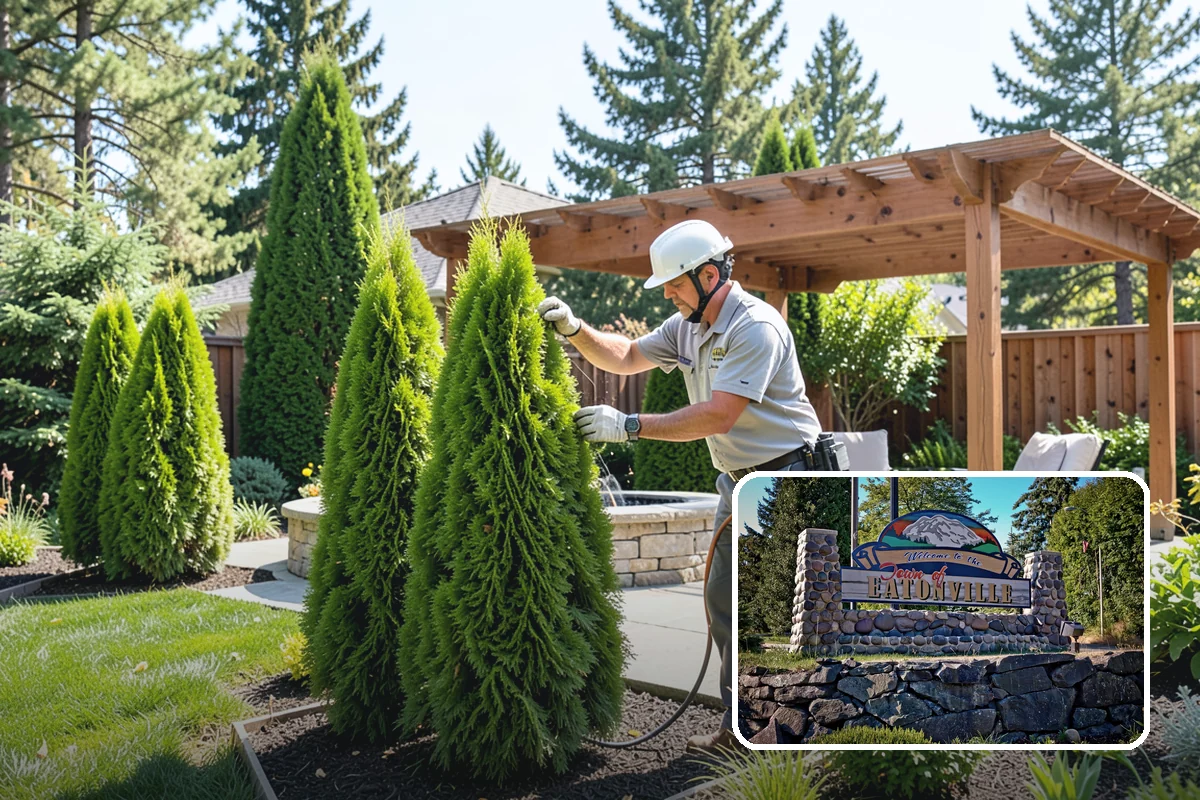 Root Pruning in Eatonville, Pierce County, WA - Manages roots lifting pavement or invading beds