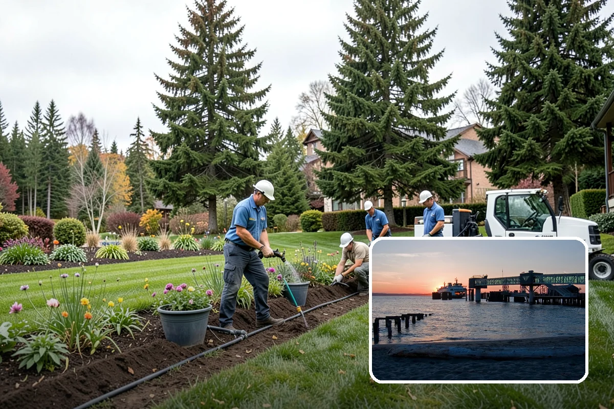 Root Pruning in Edmonds, Snohomish County, WA - Manages roots lifting pavement or invading beds