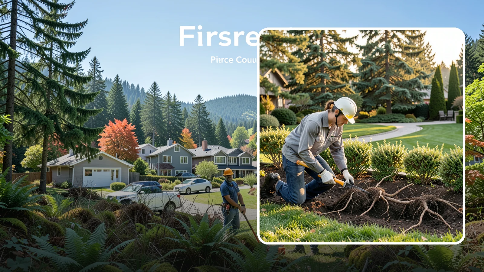 Root Pruning in Fircrest, Pierce County, WA - Targeted root pruning that manages invasive roots and prepares plants for a successful future move.