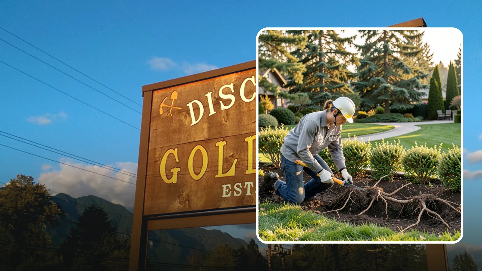 Root Pruning in Gold Bar, Snohomish County, WA - Targeted root pruning that manages invasive roots and prepares plants for a successful future move.