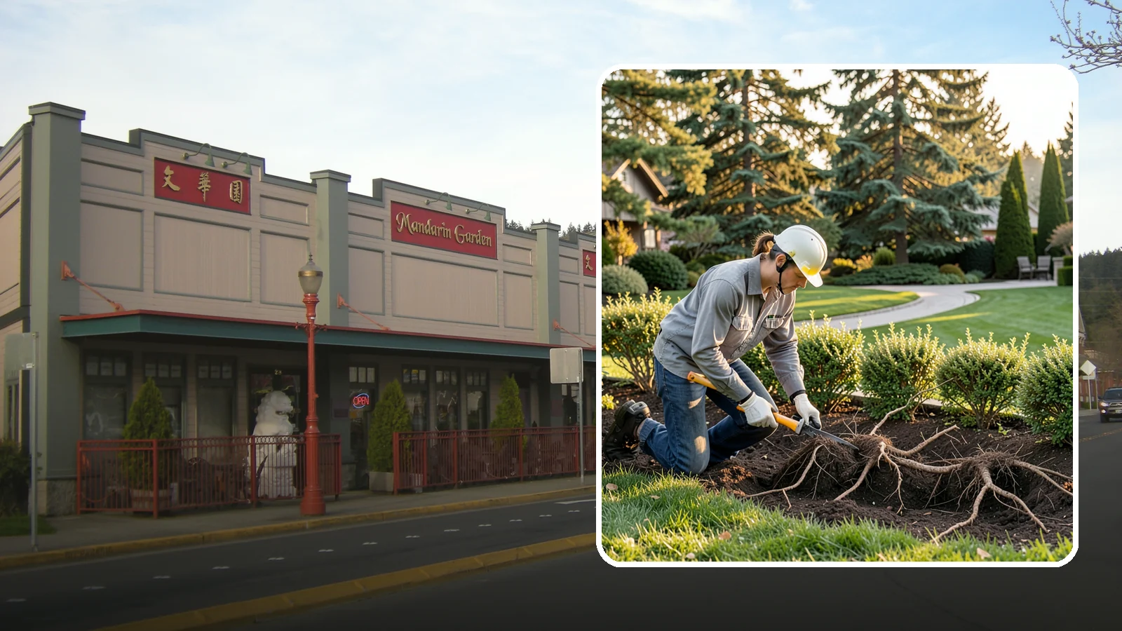 Root Pruning in Issaquah, King County, WA - Targeted root pruning that manages invasive roots and prepares plants for a successful future move.