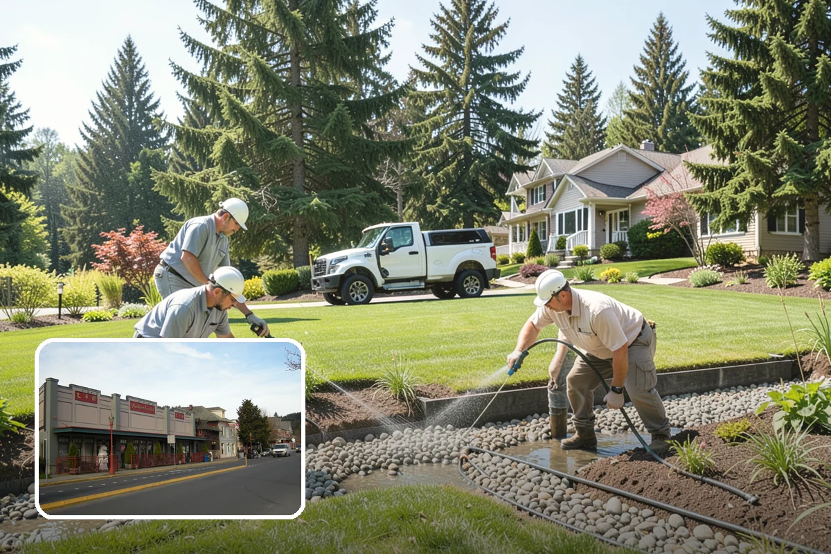 Root Pruning in Issaquah, King County, WA - Manages roots lifting pavement or invading beds