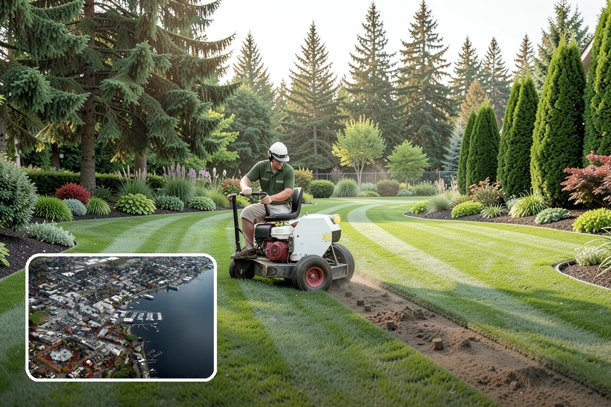 Root Pruning in Kirkland, King County, WA - Manages roots lifting pavement or invading beds
