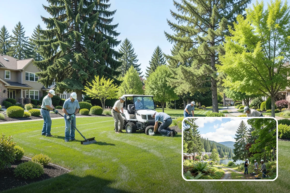 Root Pruning in Lake Forest Park, King County, WA - Manages roots lifting pavement or invading beds