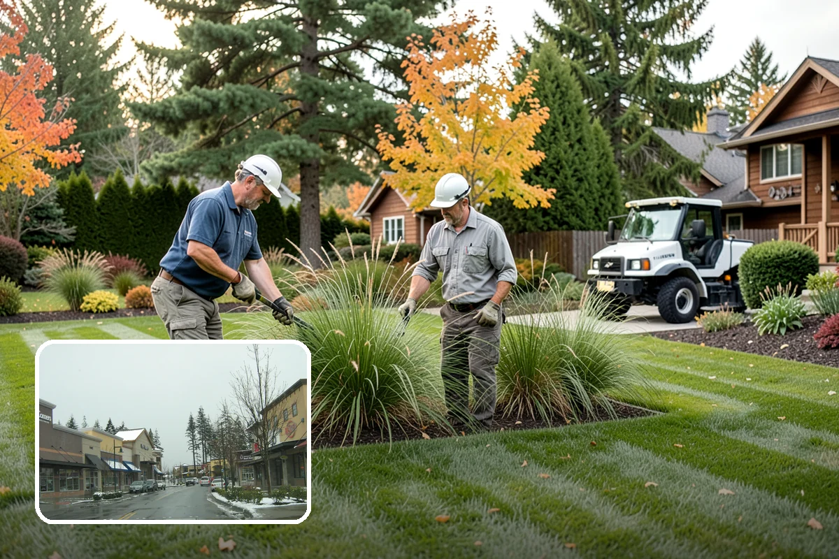 Root Pruning in Mill Creek, Snohomish County, WA - Manages roots lifting pavement or invading beds