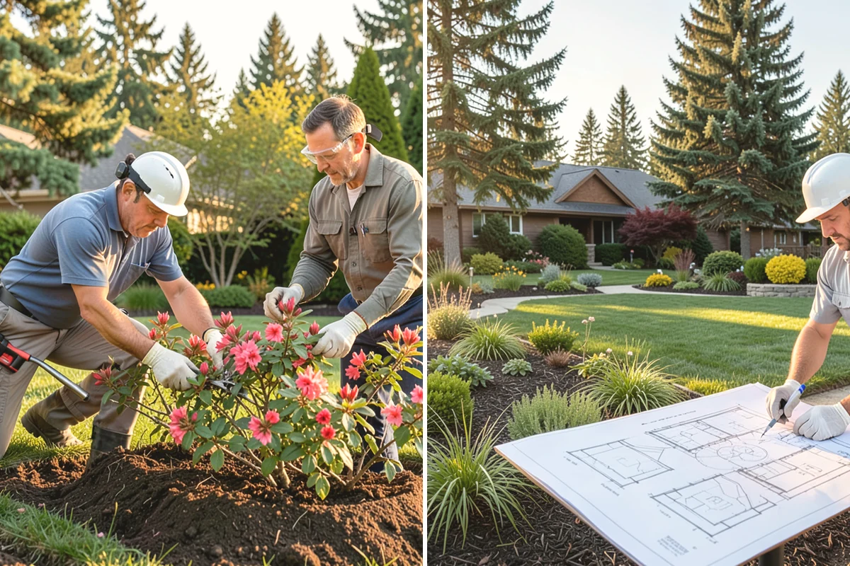 Root Pruning in Mill Creek, Snohomish County, WA - Locate the problem or target roots by hand or air tools