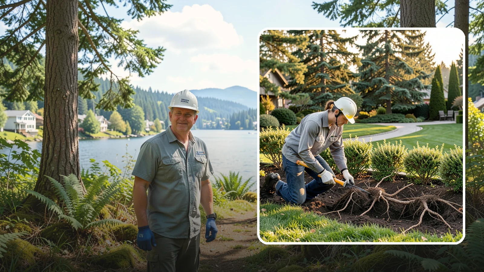 Root Pruning in Milton, King County, WA - Targeted root pruning that manages invasive roots and prepares plants for a successful future move.
