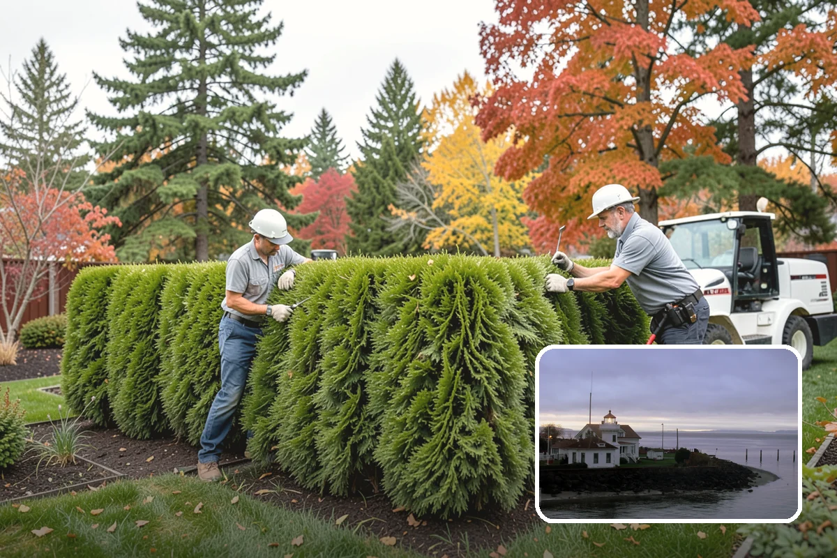 Root Pruning in Mukilteo, Snohomish County, WA - Manages roots lifting pavement or invading beds