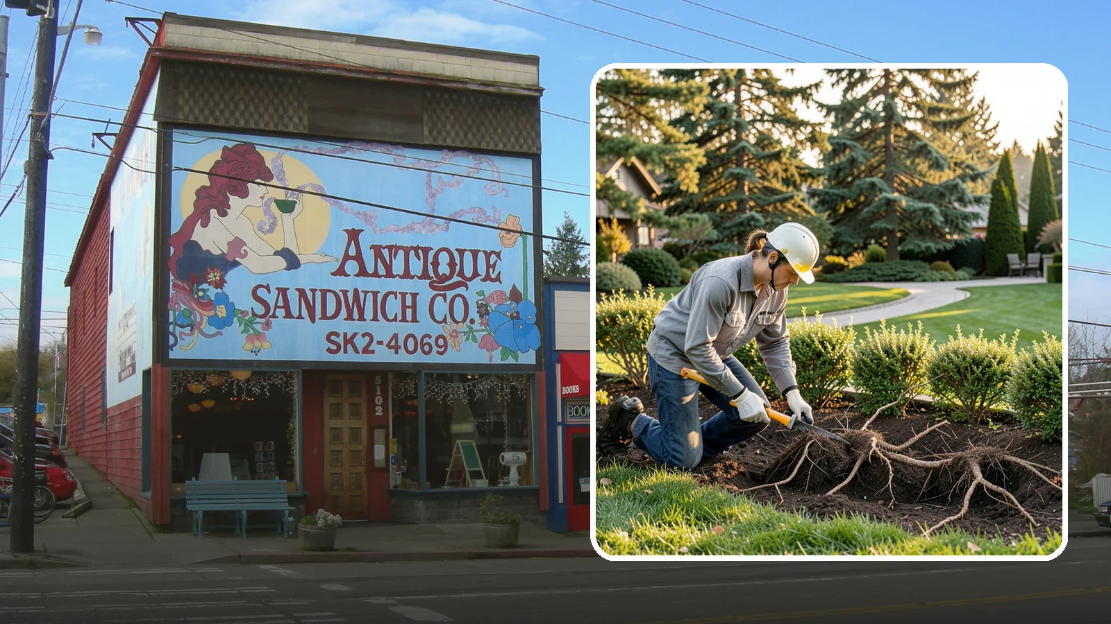 Root Pruning in Ruston, Pierce County, WA - Targeted root pruning that manages invasive roots and prepares plants for a successful future move.