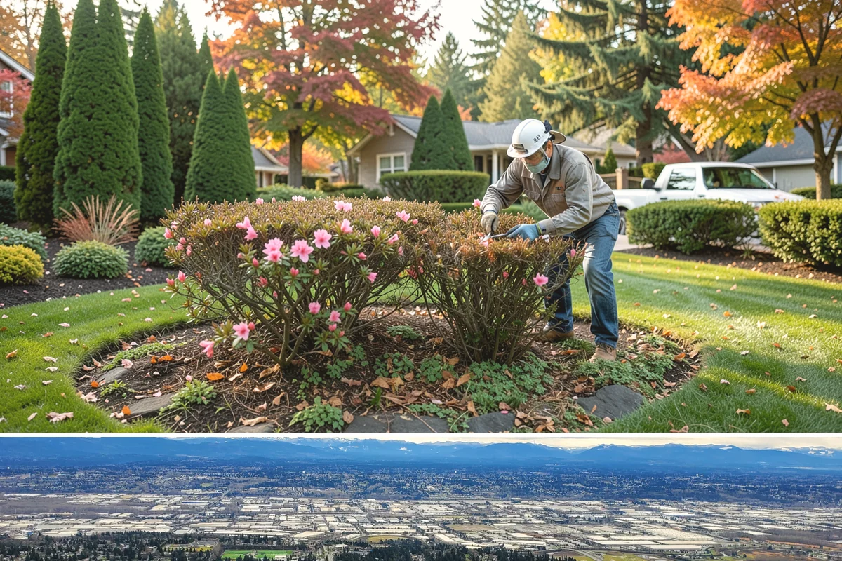 Root Pruning in SeaTac, King County, WA - Best performed in the dormant late-fall-to-early-spring window, especially a full season before a planned PNW transplant.
