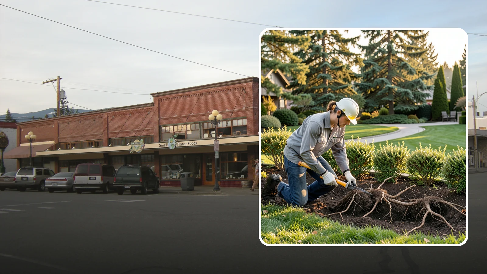 Root Pruning in Sedro-Woolley, Skagit County, WA - Targeted root pruning that manages invasive roots and prepares plants for a successful future move.