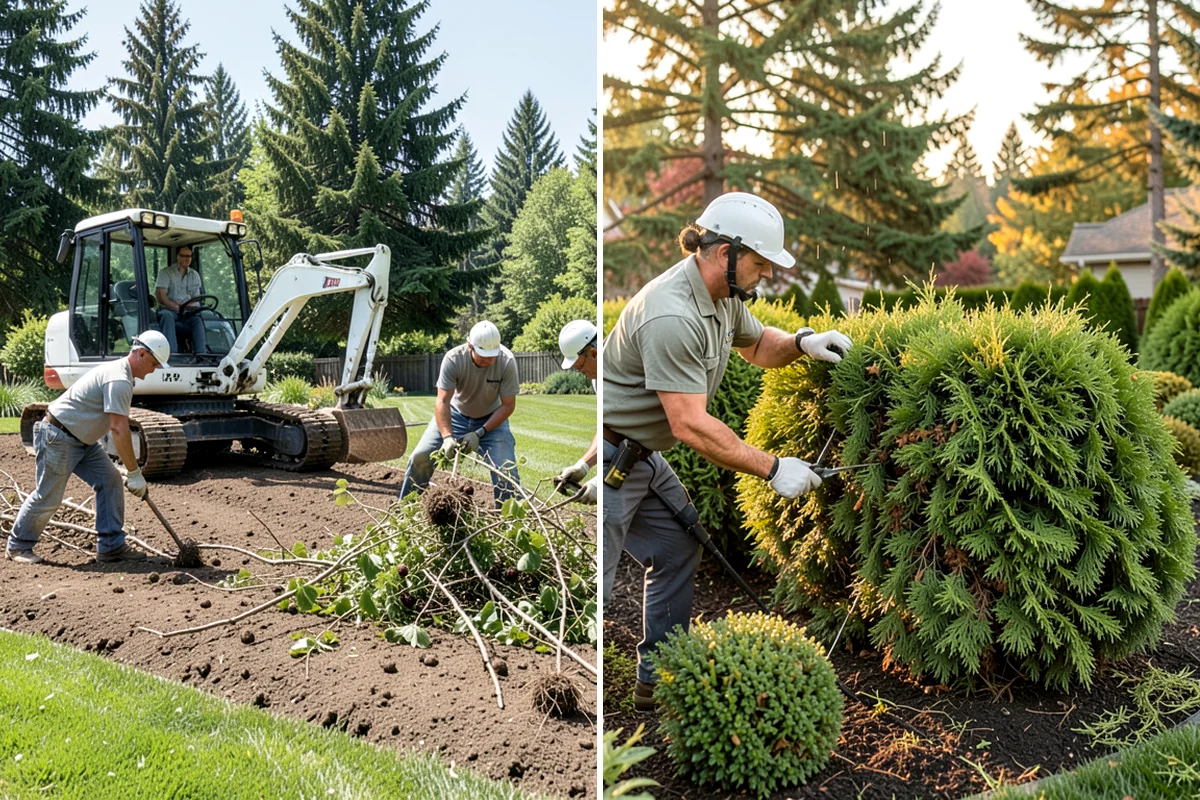 Root Pruning in Shoreline, King County, WA - Locate the problem or target roots by hand or air tools