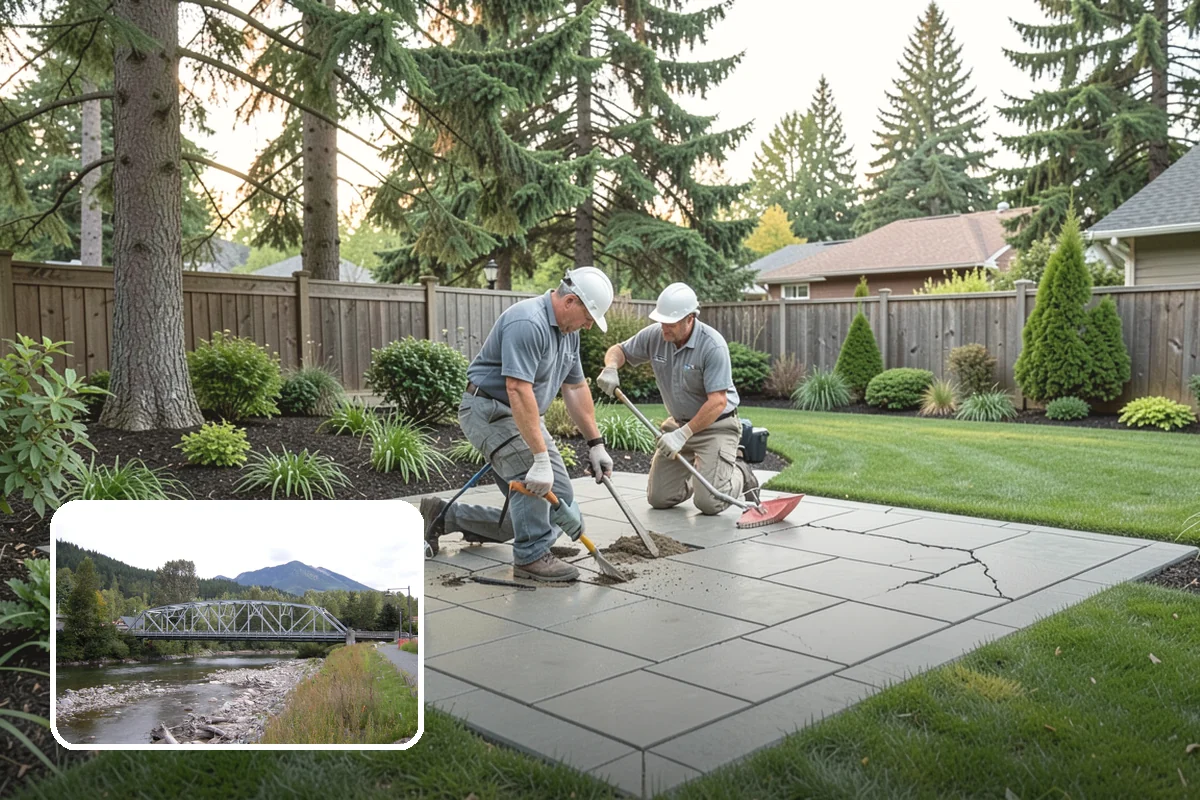 Root Pruning in Skykomish, King County, WA - Manages roots lifting pavement or invading beds