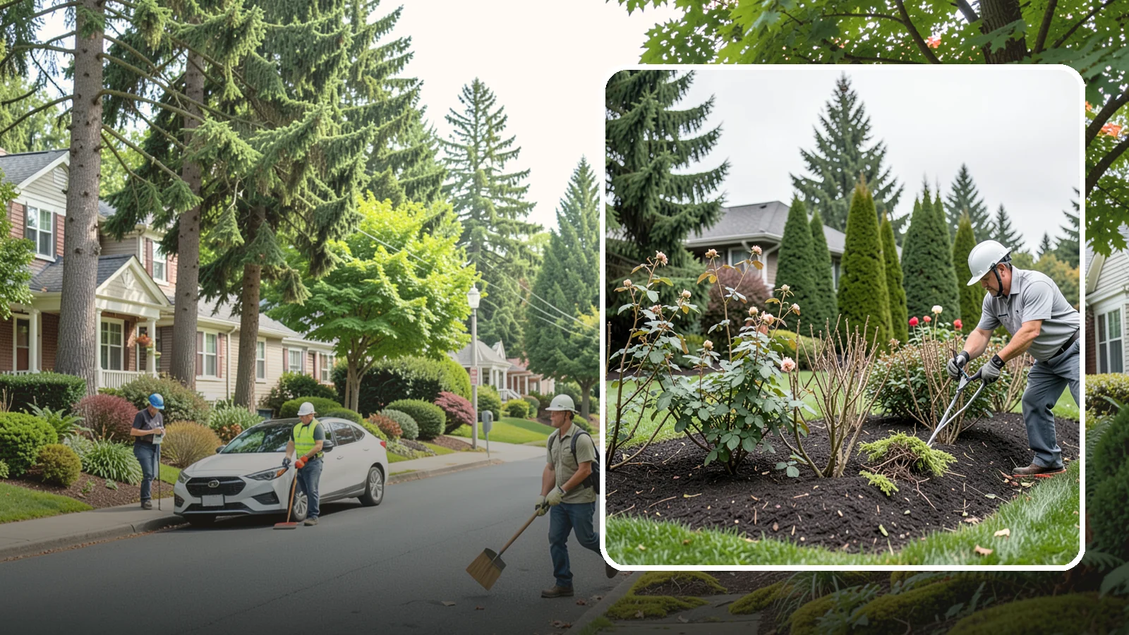 Rose Pruning in Beaux Arts Village, King County, WA - Late-winter structural pruning of roses to remove old canes, shape the plant, and drive vigorous spring growth and blooms.