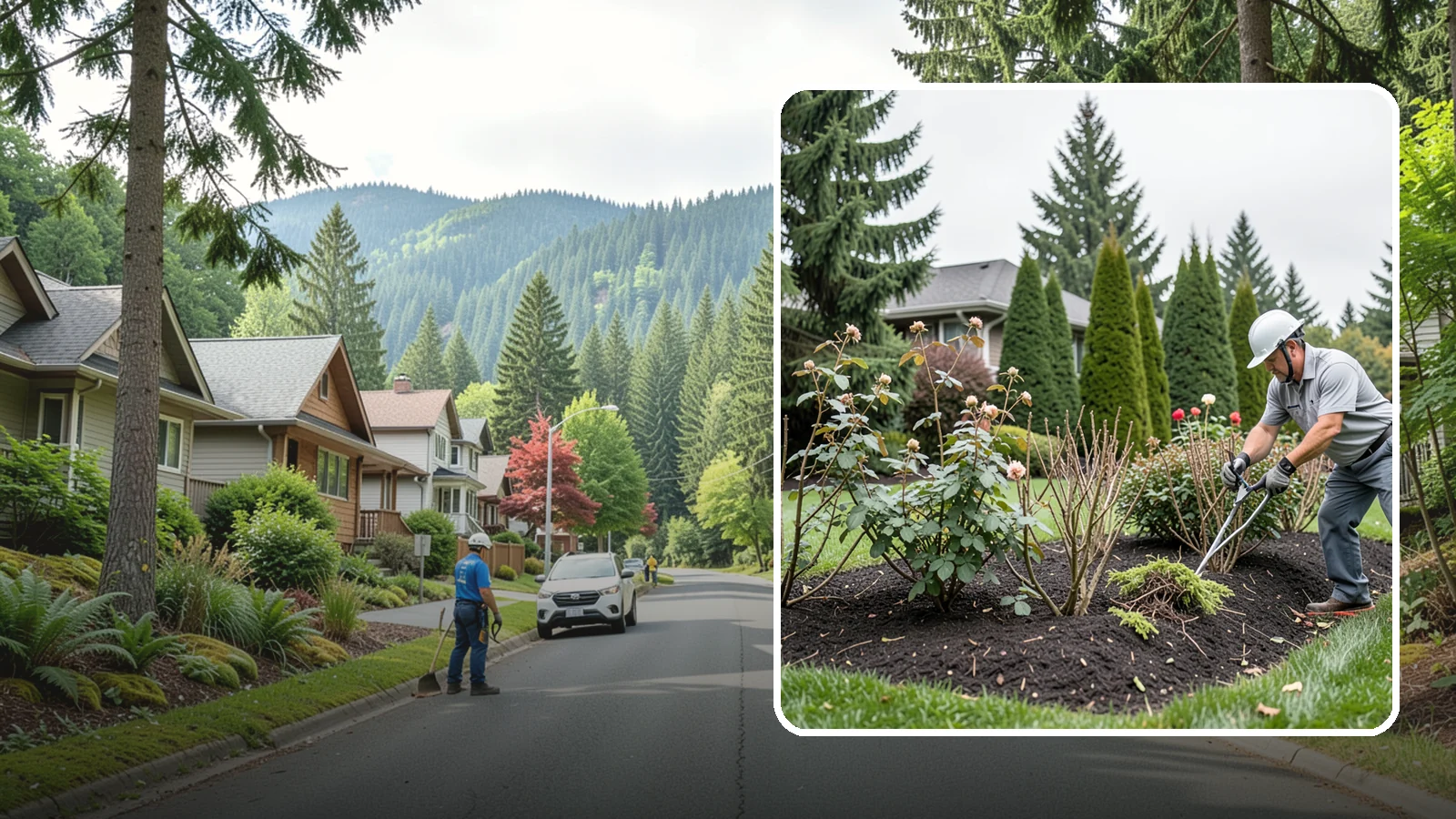 Rose Pruning in Darrington, Snohomish County, WA - Late-winter structural pruning of roses to remove old canes, shape the plant, and drive vigorous spring growth and blooms.