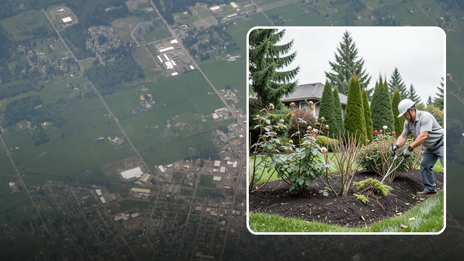 Rose Pruning in Enumclaw, King County, WA - Late-winter structural pruning of roses to remove old canes, shape the plant, and drive vigorous spring growth and blooms.