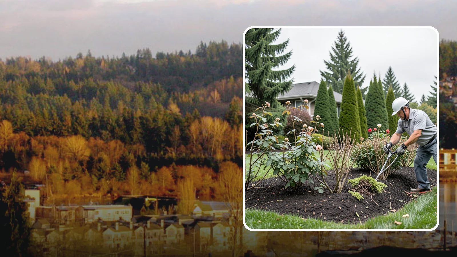 Rose Pruning in Kenmore, King County, WA - Late-winter structural pruning of roses to remove old canes, shape the plant, and drive vigorous spring growth and blooms.
