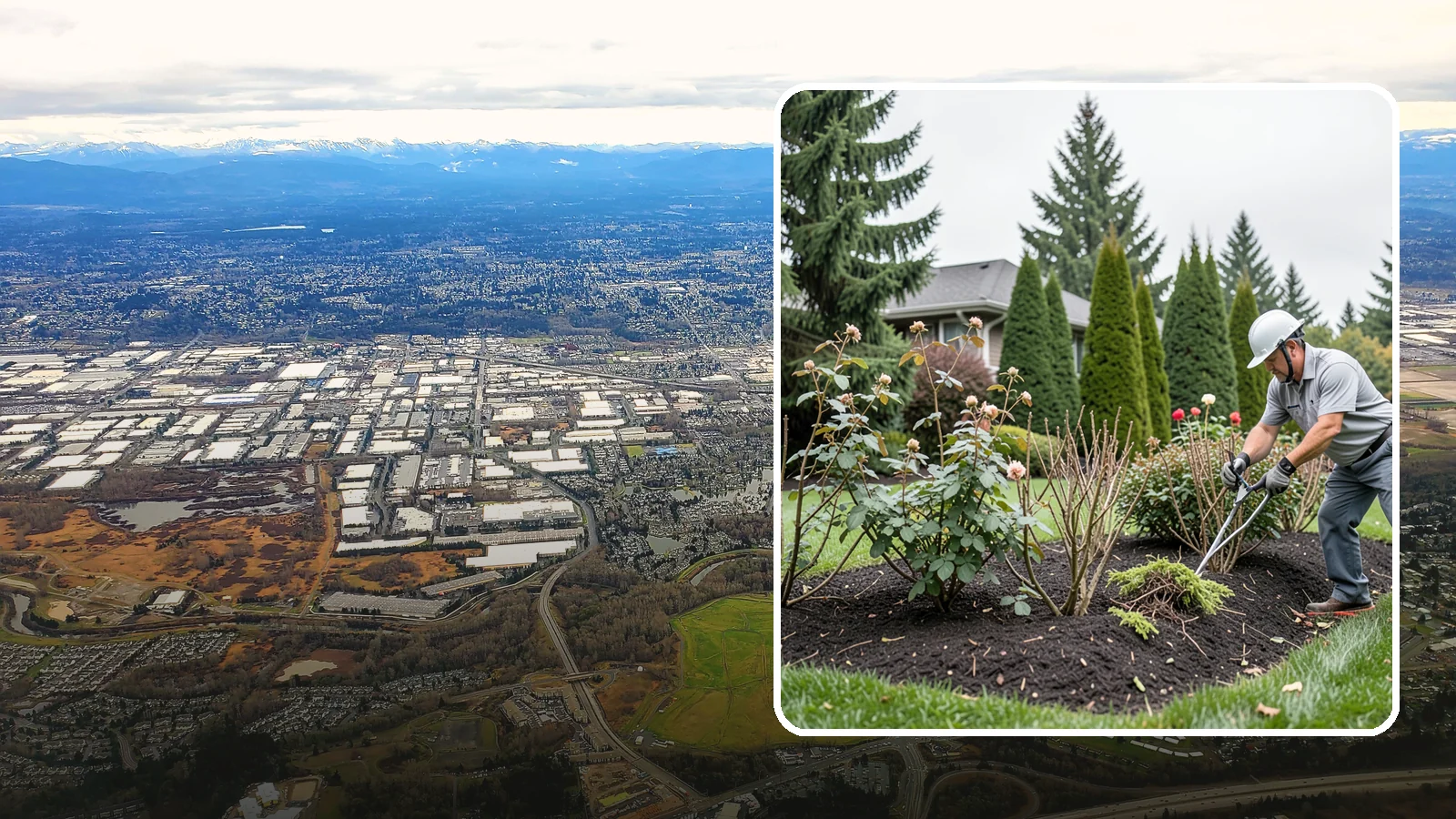 Rose Pruning in Kent, King County, WA - Late-winter structural pruning of roses to remove old canes, shape the plant, and drive vigorous spring growth and blooms.