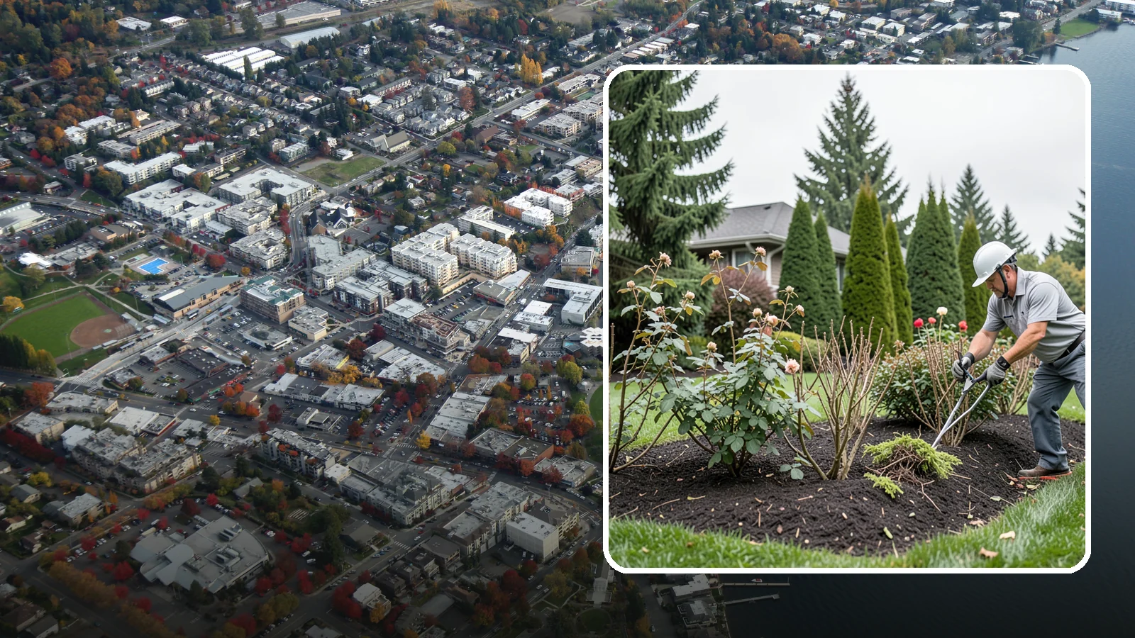 Rose Pruning in Kirkland, King County, WA - Late-winter structural pruning of roses to remove old canes, shape the plant, and drive vigorous spring growth and blooms.