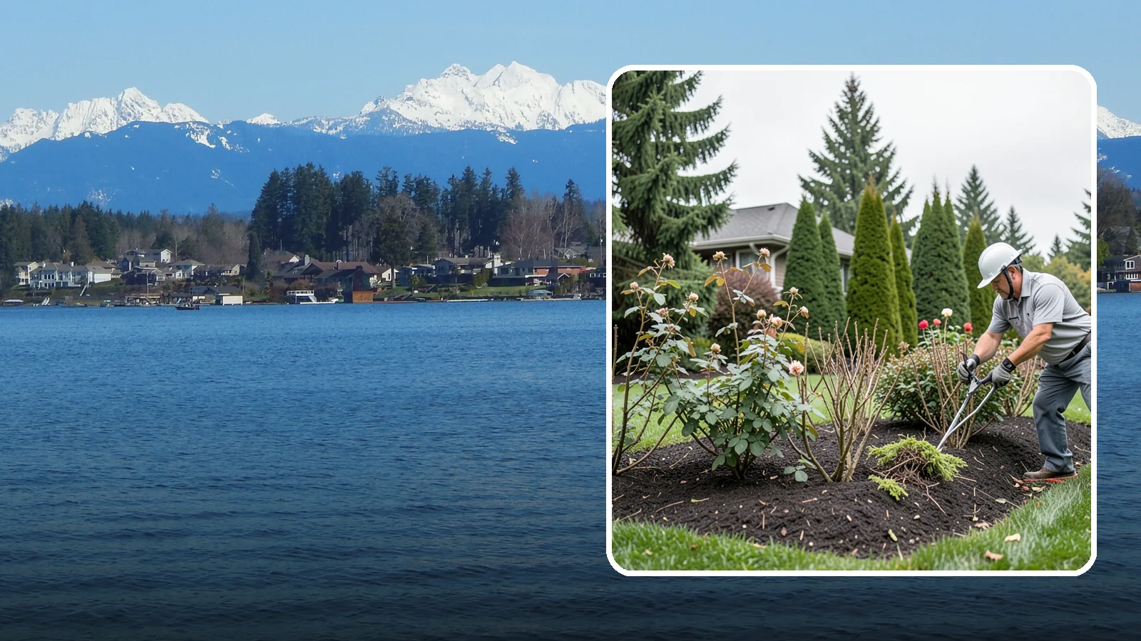 Rose Pruning in Lake Stevens, Snohomish County, WA - Late-winter structural pruning of roses to remove old canes, shape the plant, and drive vigorous spring growth and blooms.