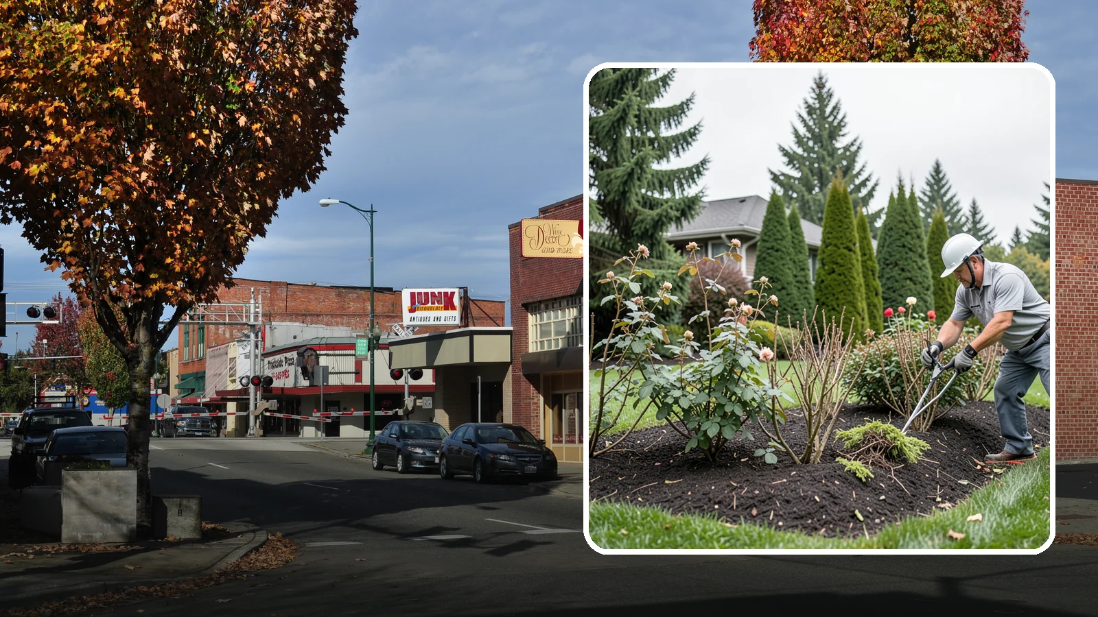 Rose Pruning in Puyallup, Pierce County, WA - Late-winter structural pruning of roses to remove old canes, shape the plant, and drive vigorous spring growth and blooms.