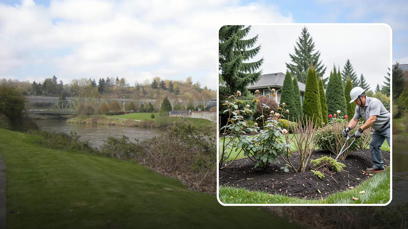 Rose Pruning in Tukwila, King County, WA - Late-winter structural pruning of roses to remove old canes, shape the plant, and drive vigorous spring growth and blooms.