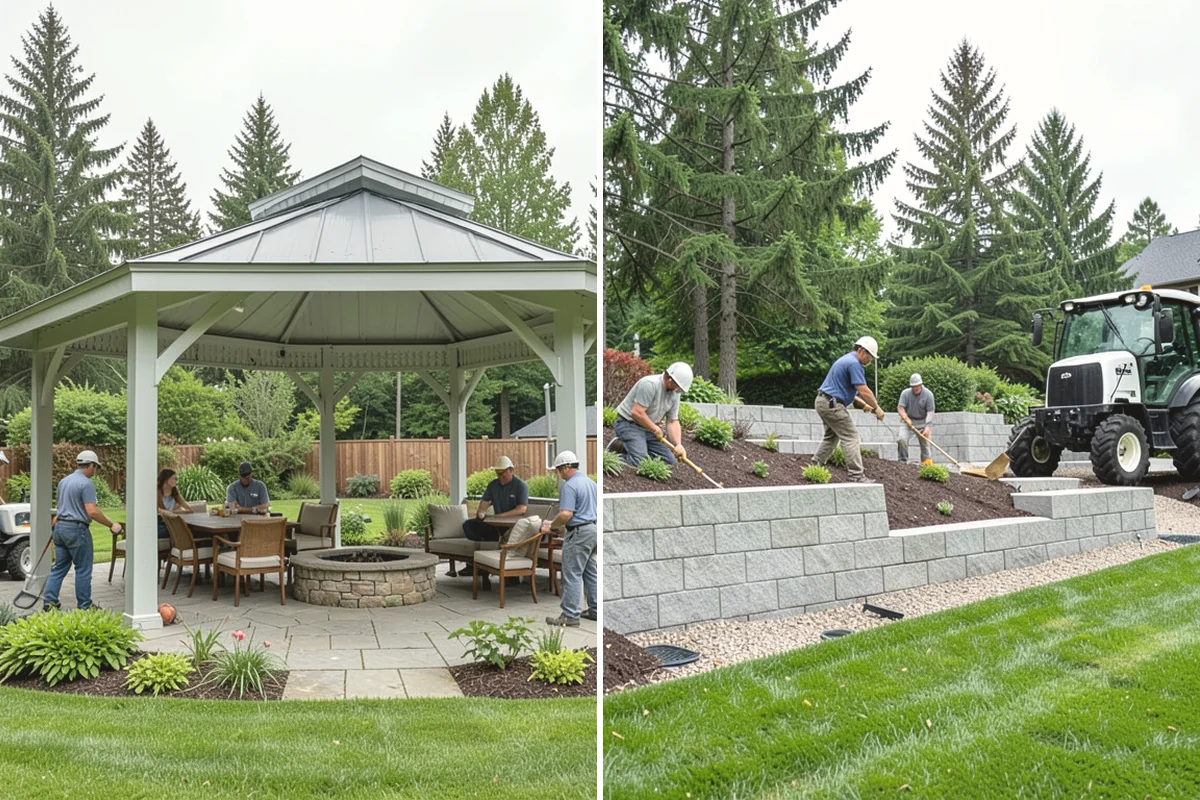 Rubber Mulch Installation in Anacortes, Skagit County, WA - Define and prep the area