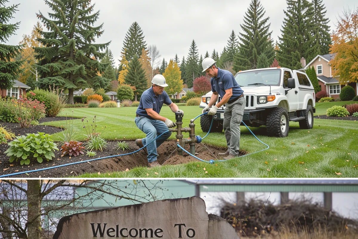 Rubber Mulch Installation in Buckley, Pierce County, WA - Can be installed year-round.