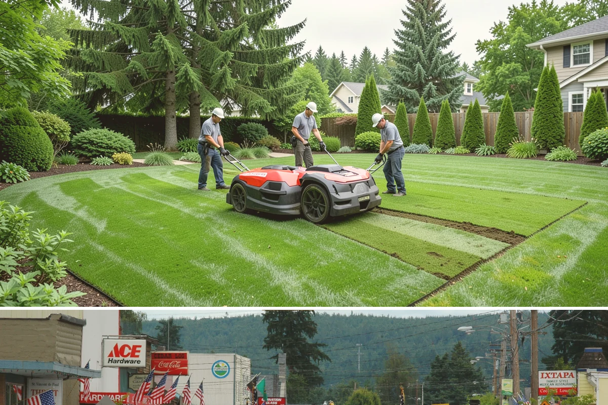 Rubber Mulch Installation in Carnation, King County, WA - Can be installed year-round.