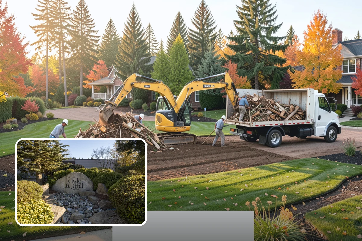 Rubber Mulch Installation in Clyde Hill, King County, WA - Never decomposes or needs replacing