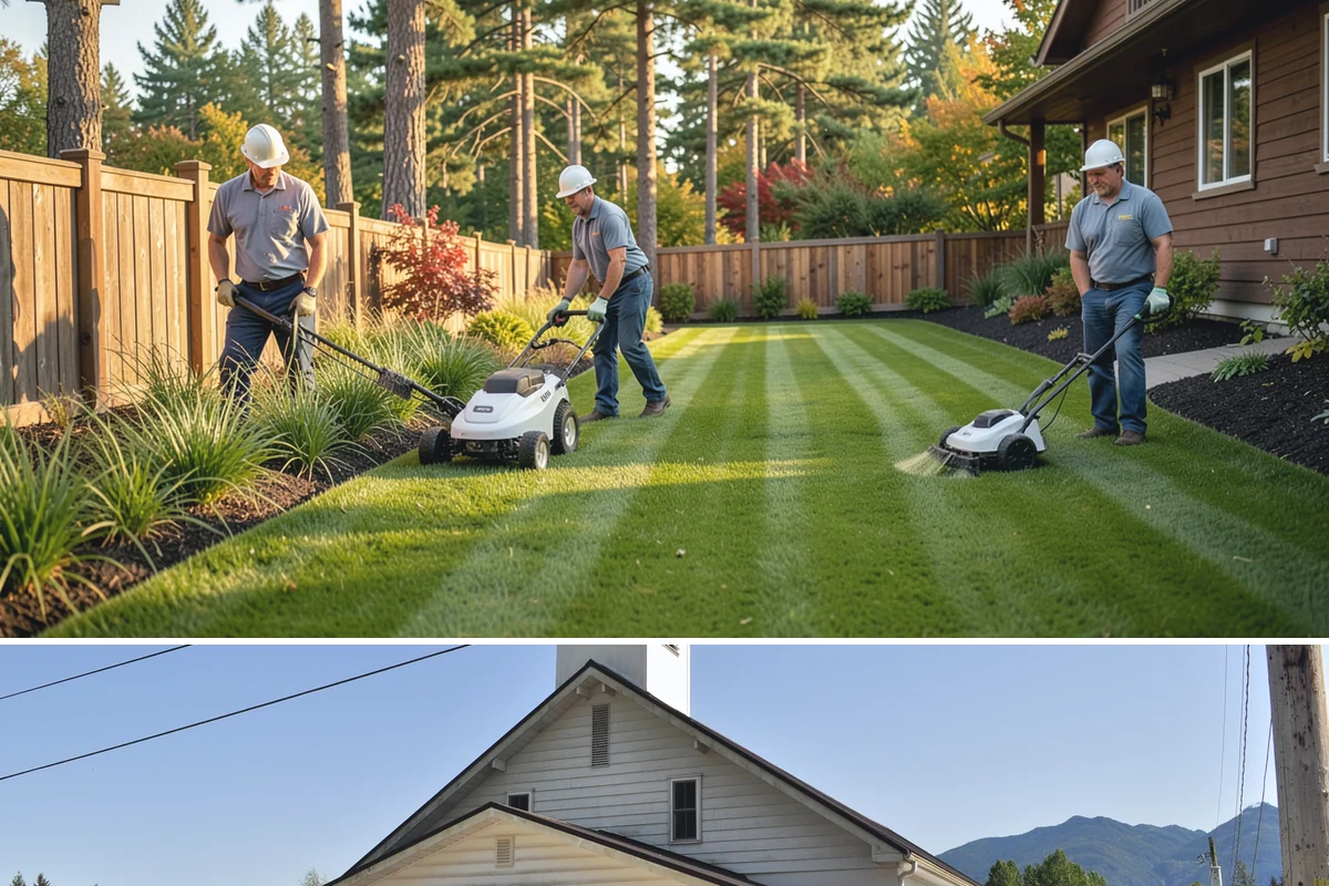Rubber Mulch Installation in Concrete, Skagit County, WA - Can be installed year-round.