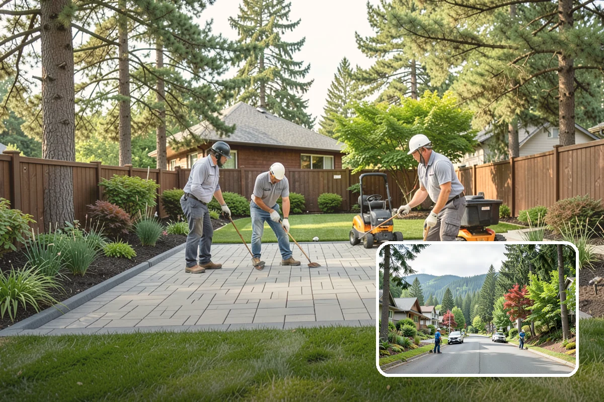 Rubber Mulch Installation in Darrington, Snohomish County, WA - Never decomposes or needs replacing